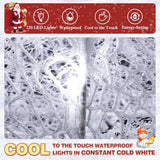 6 ft. Pre-Lit 3D Christmas Lamp Post Yard Decoration with 120 Cool White LED Lights