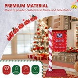 VEIKOUS 61" Pre-Lit Christmas Countdown Yard Sign with Remote & 125 LEDs