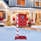 VEIKOUS 61" Pre-Lit Christmas Countdown Yard Sign with Remote & 125 LEDs