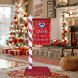 VEIKOUS 61" Pre-Lit Christmas Countdown Yard Sign with Remote & 125 LEDs