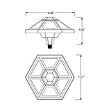VOLT Solar Integrated LED Path Light – Solar Powered Outdoor Landscape Pathway Light