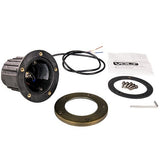 VOLT Brass Bully Open MR16 In-Ground Well Light – Low Voltage LED Landscape Well Light