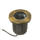 VOLT Brass Bully Open MR16 In-Ground Well Light – Low Voltage LED Landscape Well Light